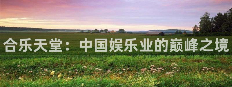 恒行app最新版怎么下载苹果：合乐天堂：中国娱乐业的巅峰之境